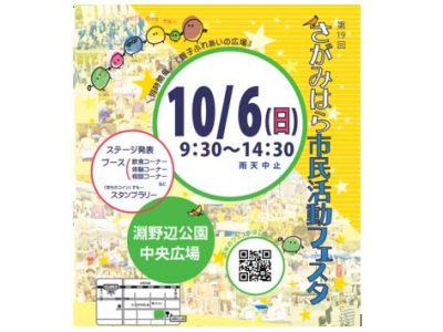 【登録団体向け】第２０回さがみはら市民活動フェスタについて